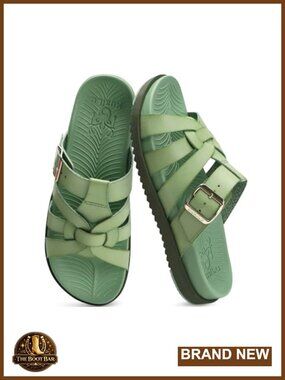 Gladiator Sandals with Arch Support, Cushioned EVA Footbed, Non-Slip Rubber Sole